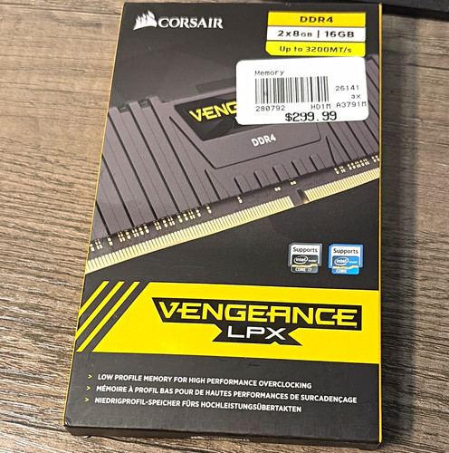 Corsair vengeance lpx 16gb 2 - vengeance,